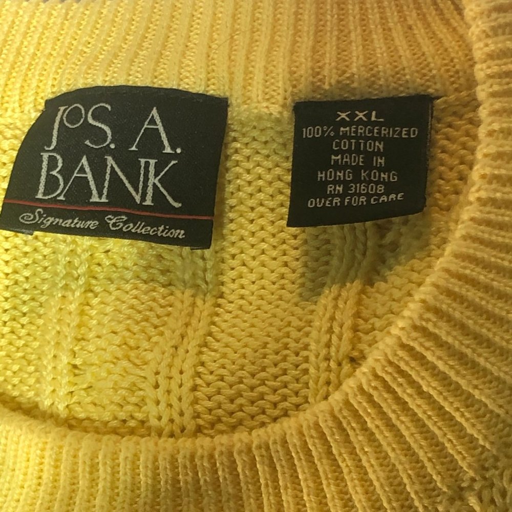 Three Jos. A Bank Cotton  Sweaters